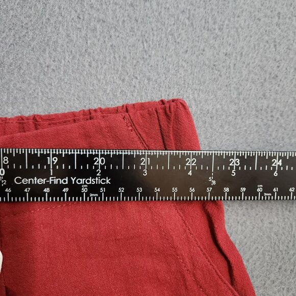 Halara Flex Women 3X Plus Maroon High Waisted Pocket Wide Leg Waffle Work Pants - Picture 10 of 10